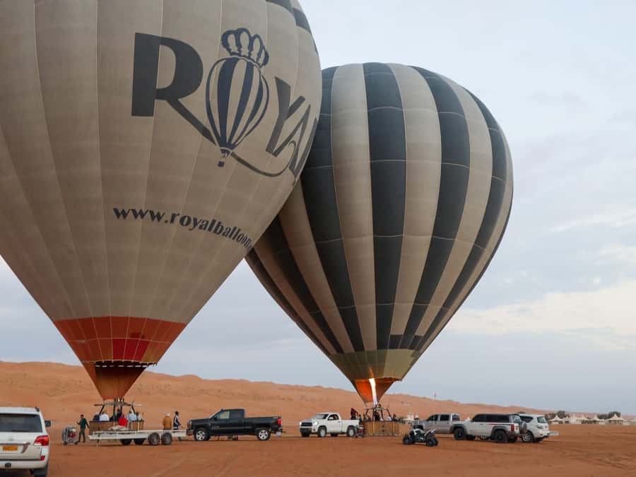 Wahiba Sands: Hot Air Balloon Experience - Sunrise in Wahiba Sands: the view you can’t fake
